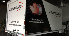 custom truck wrapping for cargojet