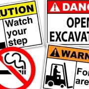 safety signs collection