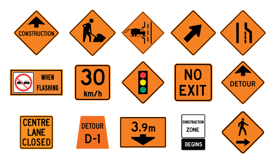 Temporary Signs manufactured for sale