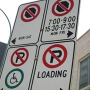 Metal Parking Signs