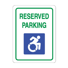 disabled parking sign